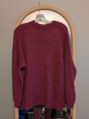 Commense Sequins Loose Sweater